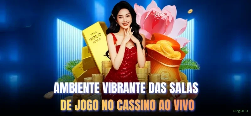 Imagem promocional do cassino online da seguro mostrando jogos ao vivo